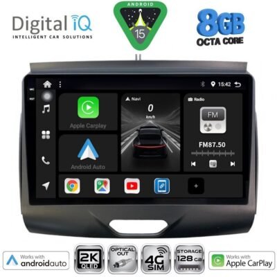 AIN-145893 - Digital iQ - DIGITAL IQ BXK 20172_CPAA (9inc) MULTIMEDIA TABLET for FORD RANGER mod. 2015-2018 - ALL IN POINT - LEFKELIS.GR