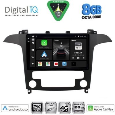 AIN-145892 - Digital iQ - DIGITAL IQ BXK 20175_CPAA CLIMA (9inc) MULTIMEDIA TABLET for FORD SMAX mod. 2006-2014 - ALL IN POINT - LEFKELIS.GR
