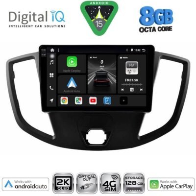 AIN-145700 - Digital iQ - DIGITAL IQ BXK 20179_CPAA  (9inc) MULTIMEDIA TABLET for FORD TRANSIT mod. 2014-2020 - ALL IN POINT - LEFKELIS.GR