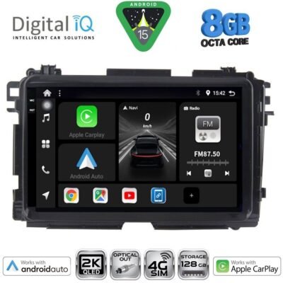 AIN-145882 - Digital iQ - DIGITAL IQ BXK 20201_CPAA (9inc) MULTIMEDIA TABLET for HONDA HRV mod. 2015-2021 - ALL IN POINT - LEFKELIS.GR