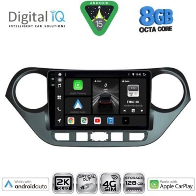 AIN-145876 - Digital iQ - DIGITAL IQ BXK 20224_CPAA (9inc) MULTIMEDIA TABLET for HYUNDAI i10 mod. 2014-2020 - ALL IN POINT - LEFKELIS.GR