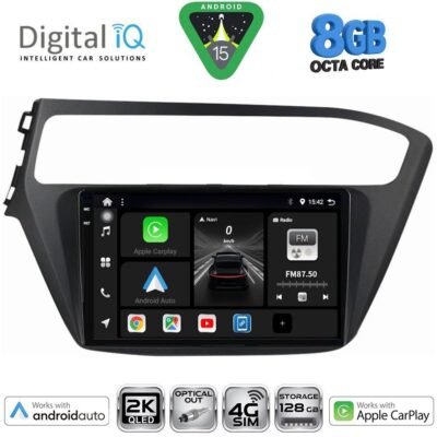 AIN-146025 - Digital iQ - DIGITAL IQ BXK 20230_CPAA (9inc) MULTIMEDIA TABLET for HYUNDAI i20 mod. 2018-2021 - ALL IN POINT - LEFKELIS.GR