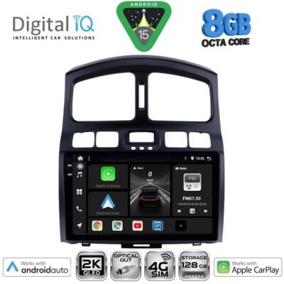 AIN-146032 - Digital iQ - DIGITAL IQ BXK 20236_CPAA (9inc) MULTIMEDIA TABLET for HYUNDAI SANTA FE  mod. 2003-2006 - ALL IN POINT - LEFKELIS.GR