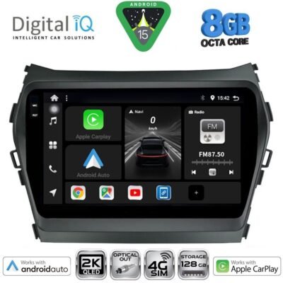 AIN-145976 - Digital iQ - DIGITAL IQ BXK 20238_CPAA (9inc) MULTIMEDIA TABLET for HYUNDAI IX45 - SANTA FE mod. 2013-2017 - ALL IN POINT - LEFKELIS.GR