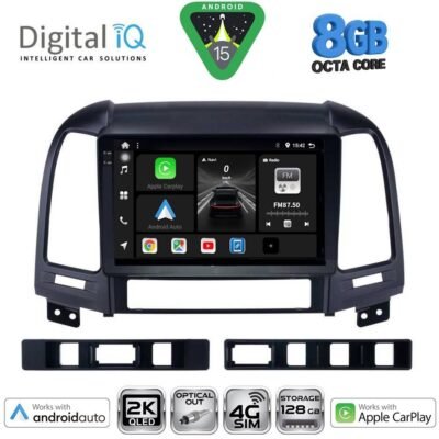 AIN-145868 - Digital iQ - DIGITAL IQ BXK 20239_CPAA (9inc) MULTIMEDIA TABLET for HYUNDAI SANTA FE  mod. 2005-2013 - ALL IN POINT - LEFKELIS.GR