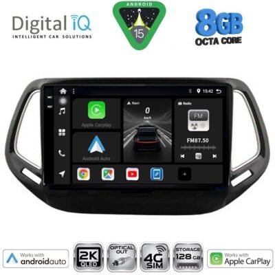AIN-147629 - Digital iQ - DIGITAL IQ BXK 20278_CPAA (10inc) MULTIMEDIA TABLET for JEEP COMPASS mod. 2016-2021 - ALL IN POINT - LEFKELIS.GR