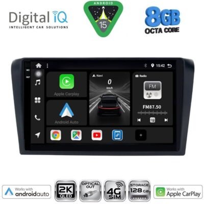 AIN-145843 - Digital iQ - DIGITAL IQ BXK 20365_CPAA (9inc) MULTIMEDIA TABLET for MAZDA 3 mod. 2003-2008 - ALL IN POINT - LEFKELIS.GR