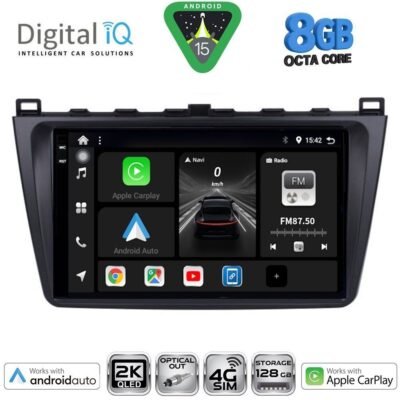 AIN-145838 - Digital iQ - DIGITAL IQ BXK 20377_CPAA (9inc) MULTIMEDIA TABLET for MAZDA 6 mod. 2008-2012 - ALL IN POINT - LEFKELIS.GR