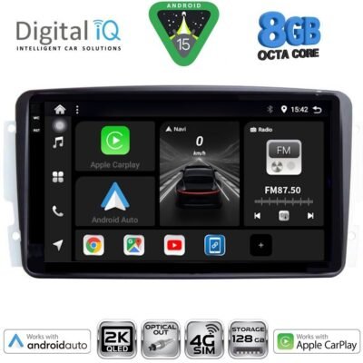 AIN-145731 - Digital iQ - DIGITAL IQ BXK 20401_CPAA (9inc) MULTIMEDIA TABLET for MERCEDES CLK (W209) mod. 2000-2004 - ALL IN POINT - LEFKELIS.GR