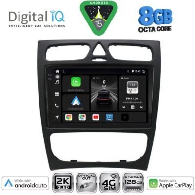 AIN-145833 - Digital iQ - DIGITAL IQ BXK 20402_CPAA (9inc) MULTIMEDIA TABLET for MERCEDES C (W203) mod. 1999-2004 - ALL IN POINT - LEFKELIS.GR