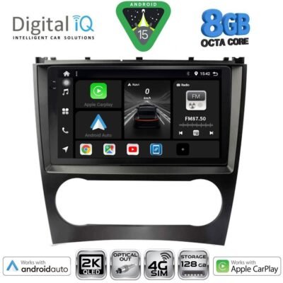 AIN-145966 - Digital iQ - DIGITAL IQ BXK 20404_CPAA (9inc) MULTIMEDIA TABLET for MERCEDES C – CLK (W203-209) mod. 2004-2008 - ALL IN POINT - LEFKELIS.GR
