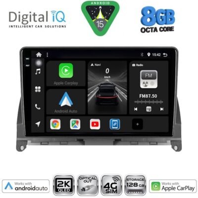 AIN-145832 - Digital iQ - DIGITAL IQ BXK 20405_CPAA (9inc) MULTIMEDIA TABLET for MERCEDES C (W204) mod. 2007-2011 - ALL IN POINT - LEFKELIS.GR