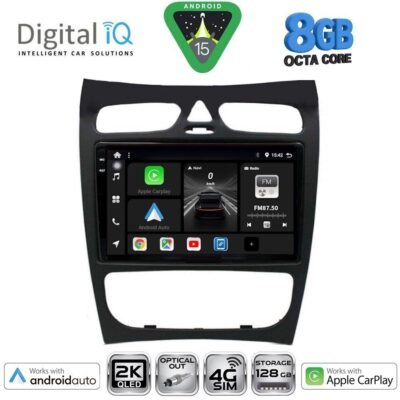 AIN-145978 - Digital iQ - DIGITAL IQ BXK 20406_CPAA (9inc) MULTIMEDIA TABLET for MERCEDES CLK (W209) mod. 2000-2004 - ALL IN POINT - LEFKELIS.GR