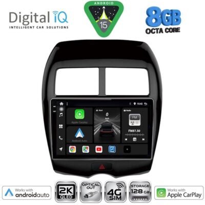 AIN-147643 - Digital iQ - DIGITAL IQ BXK 20430_CPAA (10inc) MULTIMEDIA TABLET for MITSUBISHI ASX mod. 2009> - PEUGEOT 4008 mod. 2012-2018 - ALL IN POINT - LEFKELIS.GR