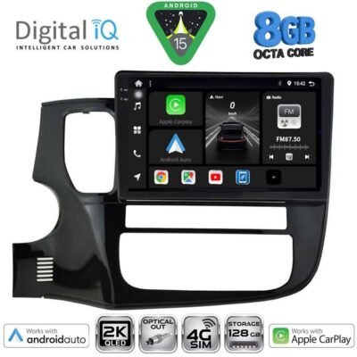 AIN-147588 - Digital iQ - DIGITAL IQ BXK 20443_CPAA (10inc) MULTIMEDIA TABLET for MITSUBISHI OUTLANDER mod. 2013-2020 - ALL IN POINT - LEFKELIS.GR