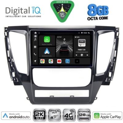 AIN-145988 - Digital iQ - DIGITAL IQ BXK 20447A_CPAA (9inc) MULTIMEDIA TABLET for MITSUBISHI PAJERO mod. 2013-2020 - ALL IN POINT - LEFKELIS.GR