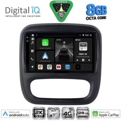 AIN-145738 - Digital iQ - DIGITAL IQ BXK 20499_CPAA (9inc) MULTIMEDIA TABLET for OPEL VIVARO – RENAULT TRAFIC – FIAT TALENDO – NISSAN NV 300 mod. 2014> - ALL IN POINT - LEFKELIS.GR