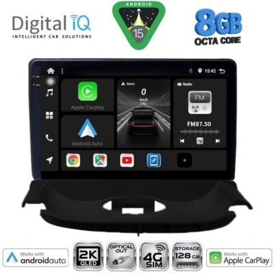 AIN-145998 - Digital iQ - DIGITAL IQ BXK 20505_CPAA (9inc) MULTIMEDIA TABLET for PEUGEOT 206 mod. 1998-2006 - ALL IN POINT - LEFKELIS.GR