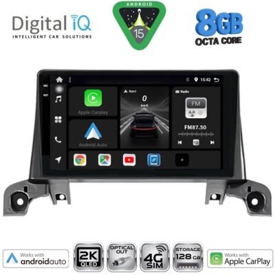 AIN-146039 - Digital iQ - DIGITAL IQ BXK 20519_CPAA (9inc) MULTIMEDIA TABLET for PEUGEOT 3008 - 5008 mod. 2016> - ALL IN POINT - LEFKELIS.GR