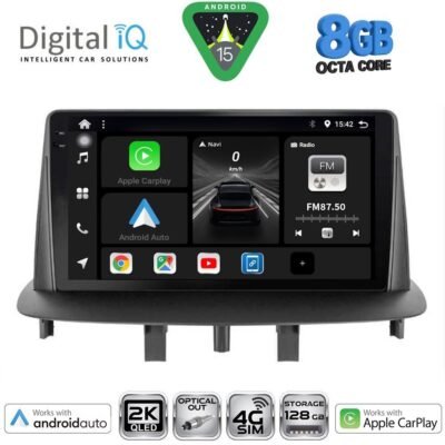 AIN-153606 - Digital iQ - DIGITAL IQ BXK 20556_CPAA (9inc) MULTIMEDIA TABLET for RENAULT MEGANE 3 mod. 2009-2016 - ALL IN POINT - LEFKELIS.GR