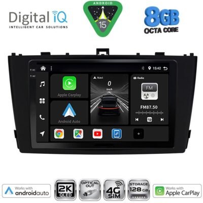 AIN-160937 - Digital iQ - DIGITAL IQ BXK 20705BL_CPAA (9inc) MULTIMEDIA TABLET for TOYOTA AVENSIS (T27) mod. 2009-2015 (BLACK) - ALL IN POINT - LEFKELIS.GR