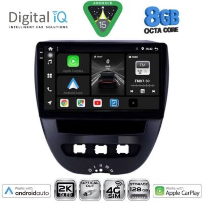 AIN-147679 - Digital iQ - DIGITAL IQ BXK 20707_CPAA (10inc) MULTIMEDIA TABLET for CITROEN C1-PEUGEOT 107-TOYOTA AYGO mod. 2005-2014 - ALL IN POINT - LEFKELIS.GR