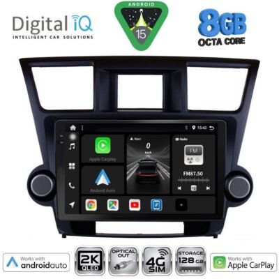AIN-147683 - Digital iQ - DIGITAL IQ BXK 20719_CPAA (10inc) MULTIMEDIA TABLET for TOYOTA HIGHLANDER mod. 2008-2015 - ALL IN POINT - LEFKELIS.GR