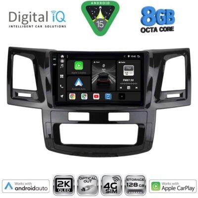 AIN-145759 - Digital iQ - DIGITAL IQ BXK 20720_CPAA (9inc) MULTIMEDIA TABLET for TOYOTA HILUX mod. 2005-2016 - ALL IN POINT - LEFKELIS.GR