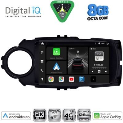 AIN-146058 - Digital iQ - DIGITAL IQ BXK 20737FL_CPAA (9inc) MULTIMEDIA TABLET for TOYOTA YARIS mod. 2015-2020 - ALL IN POINT - LEFKELIS.GR