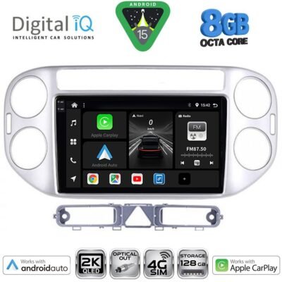 AIN-155036 - Digital iQ - DIGITAL IQ BXK 20759SL_CPAA (9inc) MULTIMEDIA TABLET for VW TIGUAN mod. 2004-2011 (SILVER) - ALL IN POINT - LEFKELIS.GR
