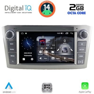 AIN-130956 - Digital iQ - DIGITAL IQ MSF 325SL_CPA (7” DECK) MULTIMEDIA SYSTEM for TOYOTA AVENSIS (T25) mod. 2003-2008 (SILVER) - ALL IN POINT - LEFKELIS.GR