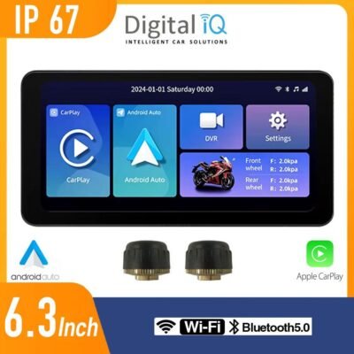 AIN-155176 - Digital iQ - DIGITAL IQ PNA 6300_CPAA (6.3inc) MOTORCYCLE NAVIGATOR with TPMS - ALL IN POINT - LEFKELIS.GR