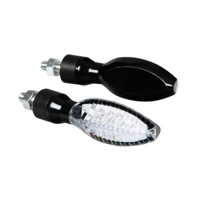 ALL IN POINT ΦΛΑΣ MOTO KINESIS ΜΑΥΡΟ 12V+LED - AIN-126599 LEFKELIS.GR