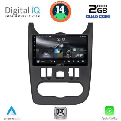 AIN-150680 - Digital iQ - DIGITAL IQ RSB 1101BL_CPA (9inc) MULTIMEDIA TABLET for DACIA DUSTER – LOGAN – SANDERO mod. 2006-2012 (BLACK) - ALL IN POINT - LEFKELIS.GR