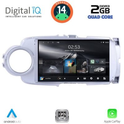AIN-117363 - Digital iQ - DIGITAL IQ RSB 1737SL_CPA (9inc) MULTIMEDIA TABLET for TOYOTA YARIS mod. 2011-2015 (SILVER) - ALL IN POINT - LEFKELIS.GR