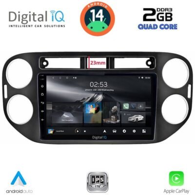 AIN-117378 - Digital iQ - DIGITAL IQ RSB 1760BL_CPA (9inc) MULTIMEDIA TABLET for VW TIGUAN mod. 2011-2016 (BLACK) - ALL IN POINT - LEFKELIS.GR
