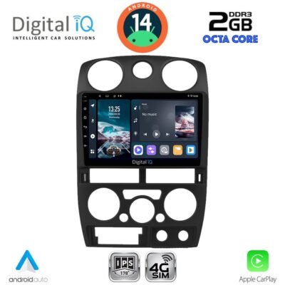 AIN-153393 - Digital iQ - DIGITAL IQ RTG 4254BL_CPA (9inc) MULTIMEDIA TABLET for ISUZU D-MAX mod. 2008-2012 (BLACK) - ALL IN POINT - LEFKELIS.GR
