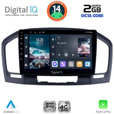 AIN-112877 - Digital iQ - DIGITAL IQ RTG 4491BL_CPA (9inc) MULTIMEDIA TABLET for OPEL INSIGNIA  mod.2008-2013 (BLACK) - ALL IN POINT - LEFKELIS.GR