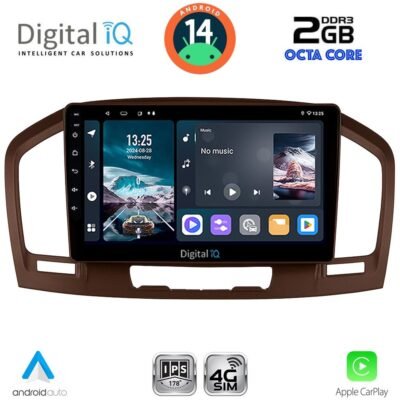 AIN-160111 - Digital iQ - DIGITAL IQ RTG 4491BR_CPA (9inc) MULTIMEDIA TABLET for OPEL INSIGNIA  mod.2008-2013 (BROWN) - ALL IN POINT - LEFKELIS.GR