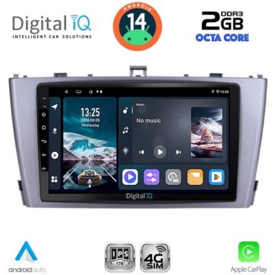 AIN-112917 - Digital iQ - DIGITAL IQ RTG 4705SL_CPA (9inc) MULTIMEDIA TABLET for TOYOTA AVENSIS (T27) mod. 2009-2015 (SILVER) - ALL IN POINT - LEFKELIS.GR