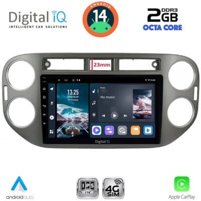 AIN-154865 - Digital iQ - DIGITAL IQ RTG 4760GR_CPA (9inc) MULTIMEDIA TABLET for VW TIGUAN mod. 2011-2016 (GREY) - ALL IN POINT - LEFKELIS.GR