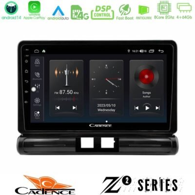 Cadence Z2 Series 8Core Android14 4+64GB  Citroen C3 2016-> Navigation Multimedia Tablet 9"  Με Carplay & Android Auto (Low Version))