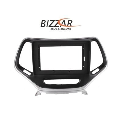 Πρόσοψη, Καλωδίωση & CANbus Box Για Jeep Cherokee (Ασημί Χρώμα) Για Tablet 9"